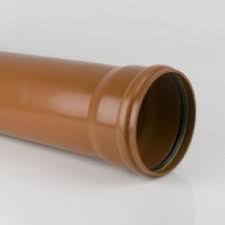 Floplast Drainage Single Socket Plastic Pipe 110mm x 6m