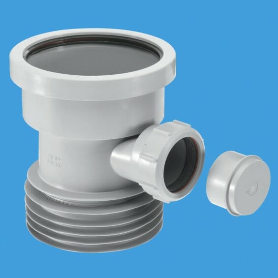 McAlpine DC1-GR-BO Drain Connector with Boss 4 inch / 110mm