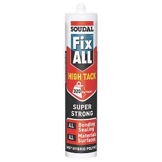 UDAL FIX All High Tack Adhesive & Sealant White 290ML (64585)
