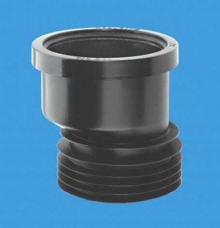 McAlpine DC1BL-OS Offset Drain Connector 4 inch /110mm