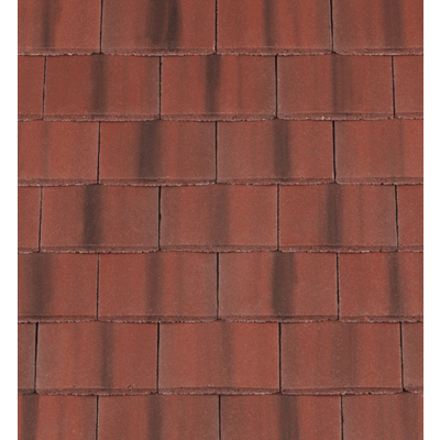 Redland Plain Concrete Eaves Tile – Rustic Red H200 x W165mm