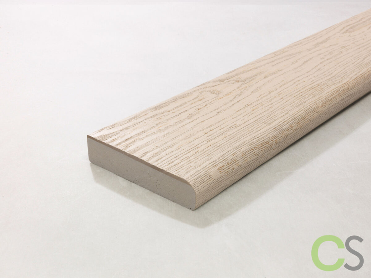 Limed Oak Bull Nose 150mm x 33mm x 3600mm