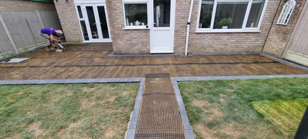 Prep for Resin Patio & Pathway