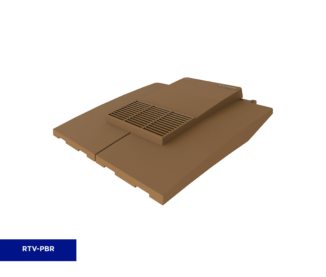 Timloc Roof Tile Vent Multi Red