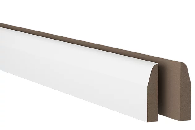 Chamfered White Primed MDF Architrave 4.2m x 45mm x 15mm